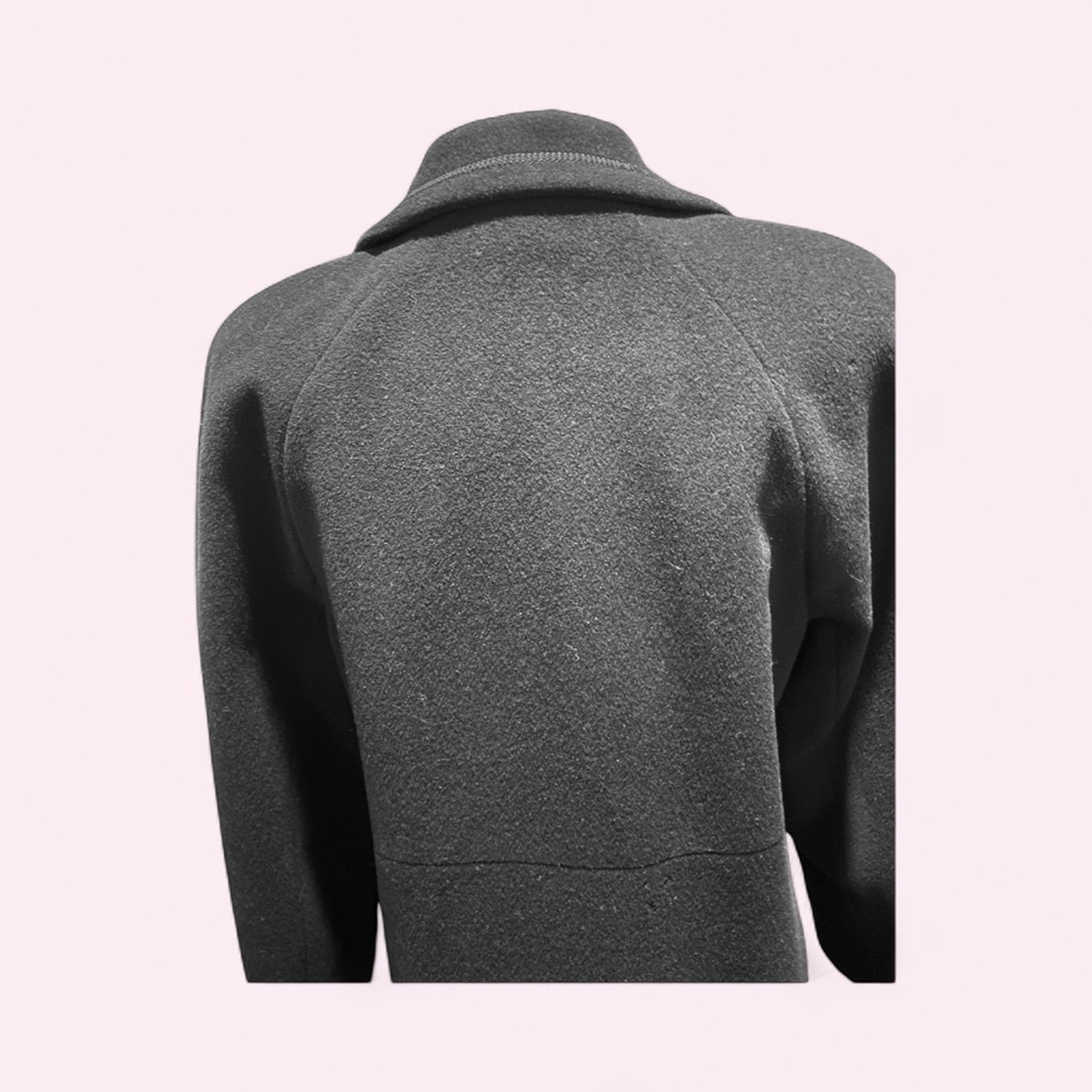 Steve by Searle Classic Black Cashmere Coat size 4-6 - Picture 14 of 14